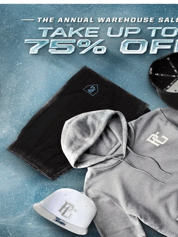 Perfect Game - Last chance to save big! The Annual PG Warehouse Sale — get up to 75% off while you can!