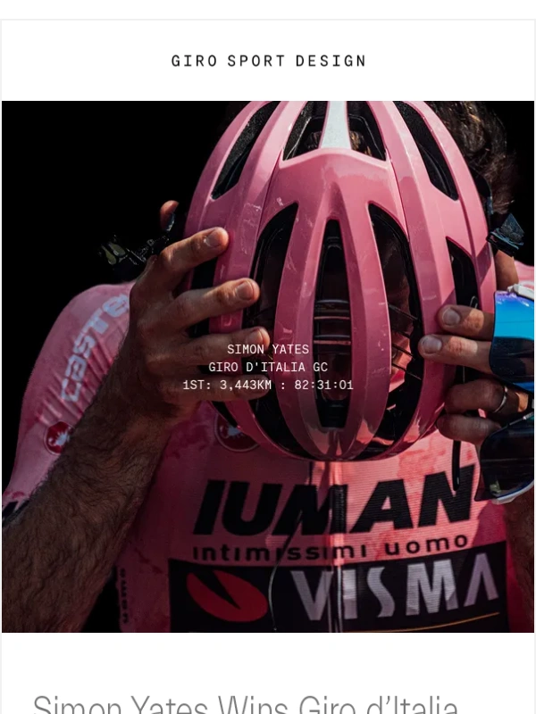 Giro - Visma’s Simon Yates Wins Giro d’Italia!
