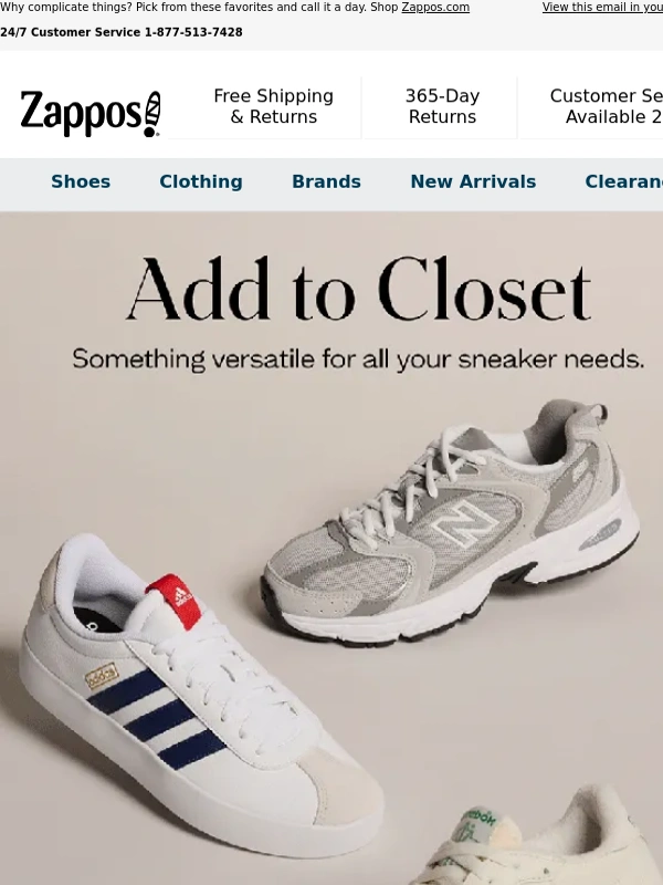 Zappos - Your Perfect Sneaker Lineup ➡️
