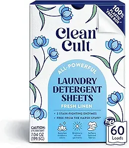 Cleancult Laundry Detergent Sheets