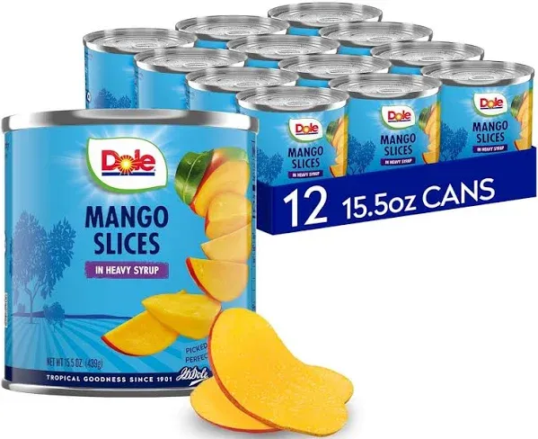 Dole Canned Fruit Mango Slices