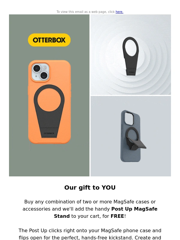 OtterBox - 2 Days only - unwrap your FREE Gift! ?