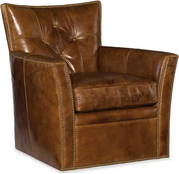 Hooker Furniture Conner Swivel Club Chair