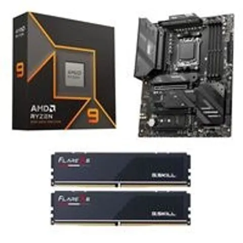 AMD Ryzen 9 9950X, MSI X670E MAG Tomahawk WiFi, G.Skill Flare X5 Series 32GB DDR5-6000 Kit, Computer Build Bundle