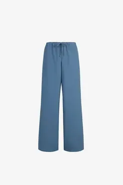 Skims Cotton Poplin Straight Leg Pant