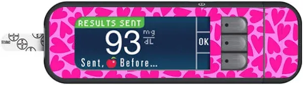 Bayer Puffy Hearts Contour Next One Glucometer