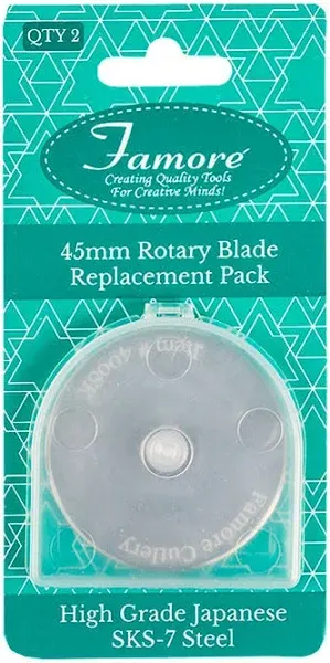 FAmore Rotary Replacement Blades 45mm 2pk