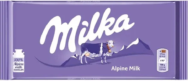 Milka Alpine Milk Chocolate