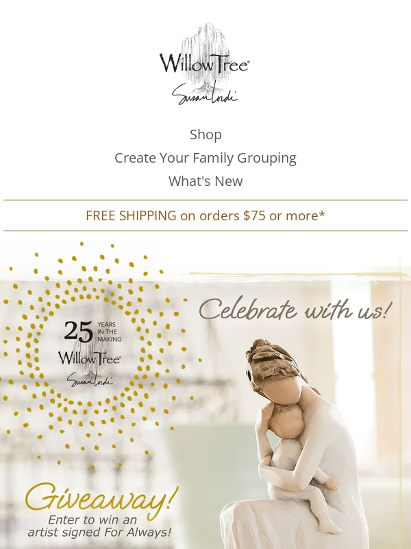 Willow Tree - Now shipping in time for Mother's Day