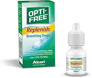 Opti-Free Replenish Rewetting Drops,10-mL,0.33 Fl Oz