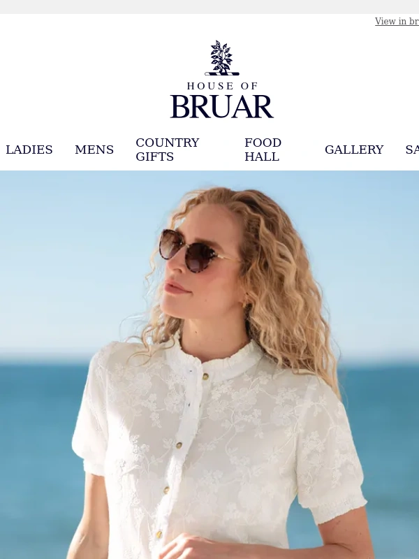 House Of Bruar - Mrs subscription: Linen Looks for Spring