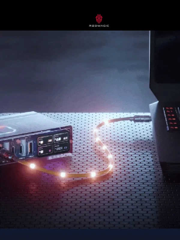 Red Magic - ?Cyber-Inspired Aesthetics on the Dao 150W GaN Charger