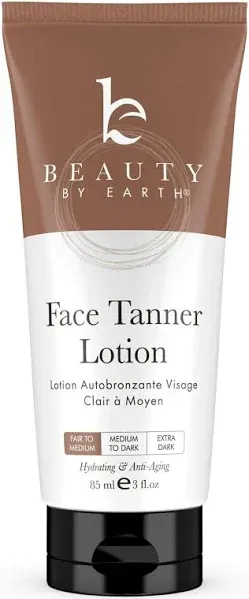Beauty By Earth Face Self Tanner Lotion