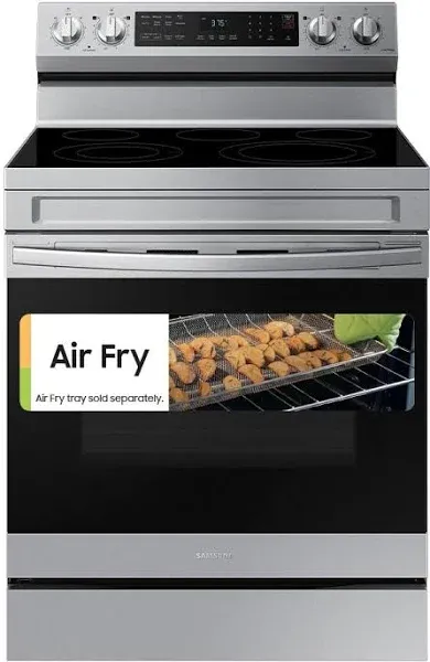 SAMSUNG 6.3 Cu. Ft. Smart Freestanding Electric Range NE63A