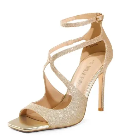 Cross Strappy Stiletto Heels
