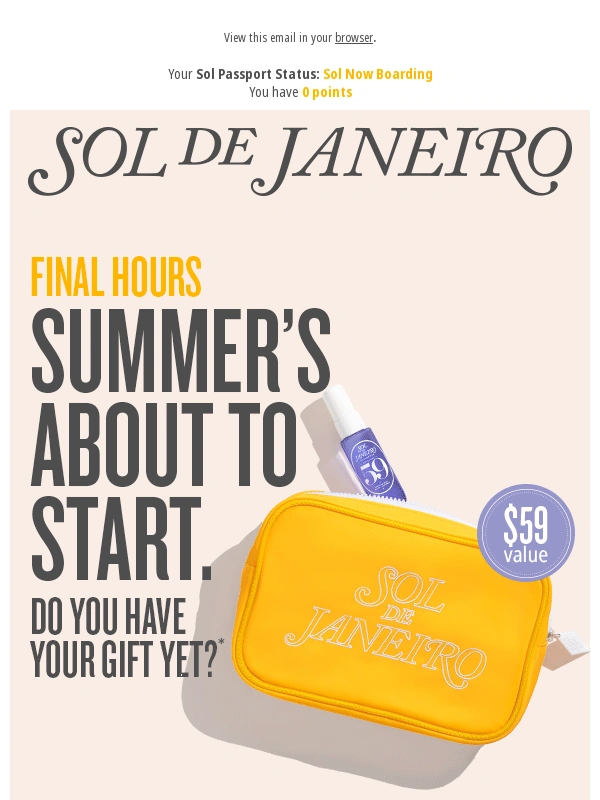 Sol de Janeiro - Our sunny gift is calling your name ☀️
