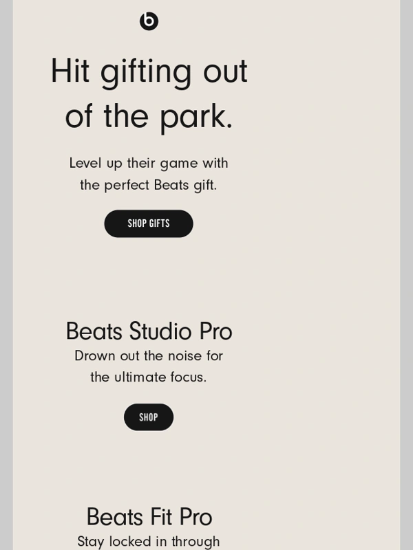 Beats by Dre - Gifts for Athletes ?