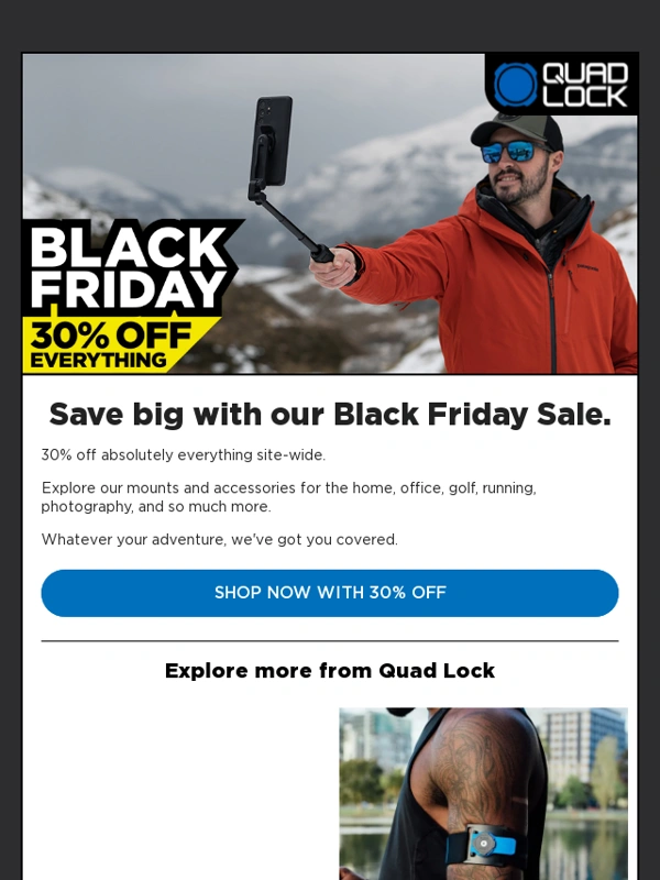 QUADLOCK - ? Gear Up for Less – 30% Off Everything