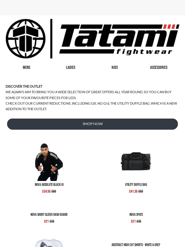 Tatami Fightwear - OUTLET | Discover many great offers