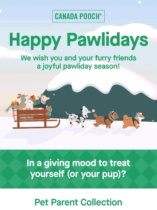 Canada Pooch - Happy Pawlidays! ?