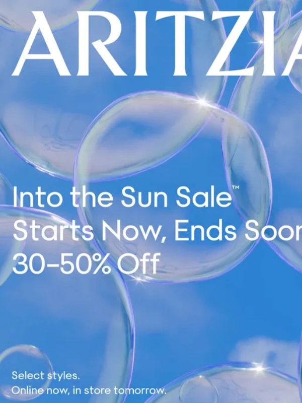 Aritzia - Into the Sun Sale™ starts now