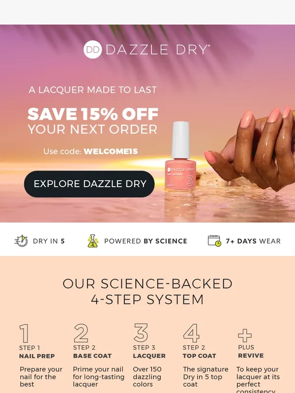 Dazzle Dry - The Lacquer Made To Last ??