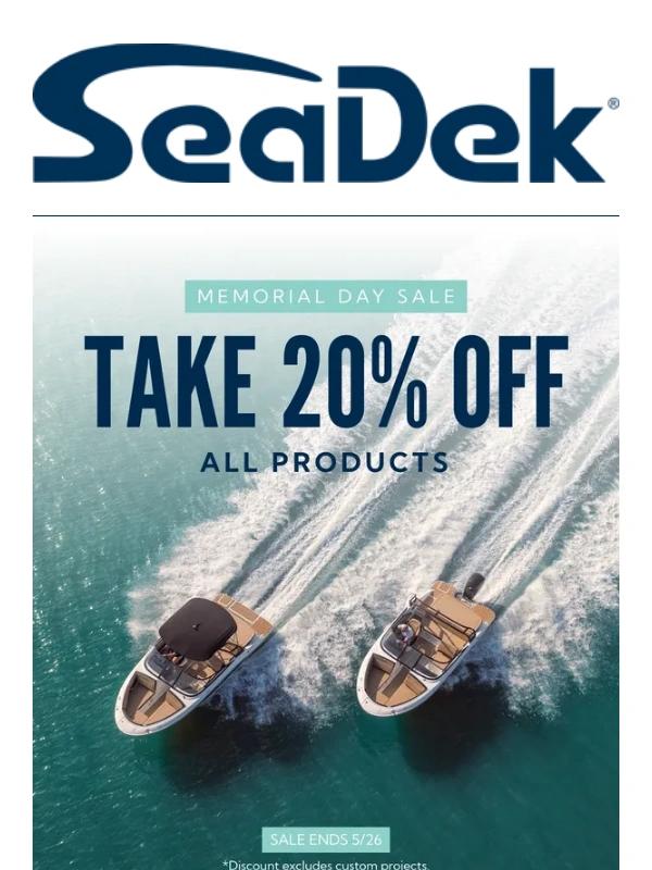 SeaDek - ?Memorial Day Savings are Here!