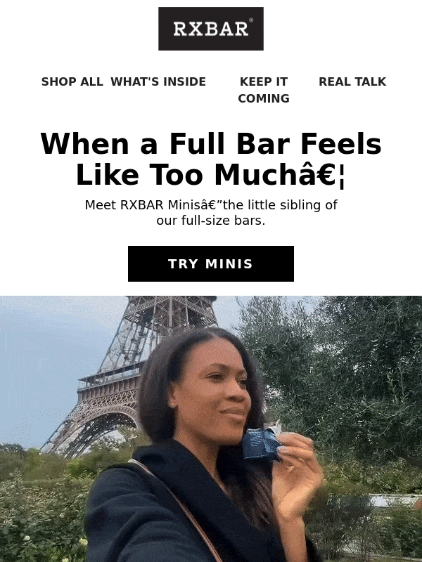rxbar - RXBAR Minis: Big Flavor,Small Size ??