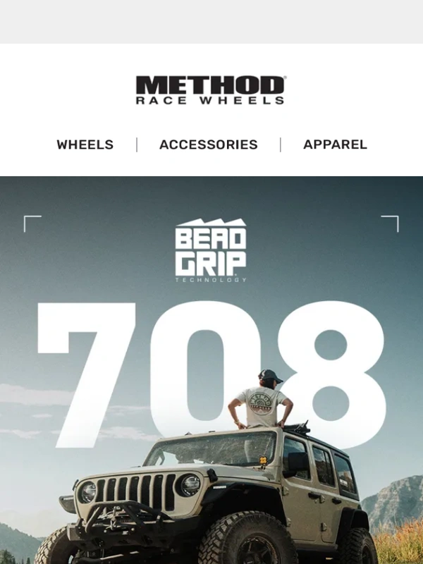 Method Race Wheels - ?️ BEAD GRIP IN -38 OFFSET! ⛰️ DISCOVER THE NEW 708 BEAD GRIP