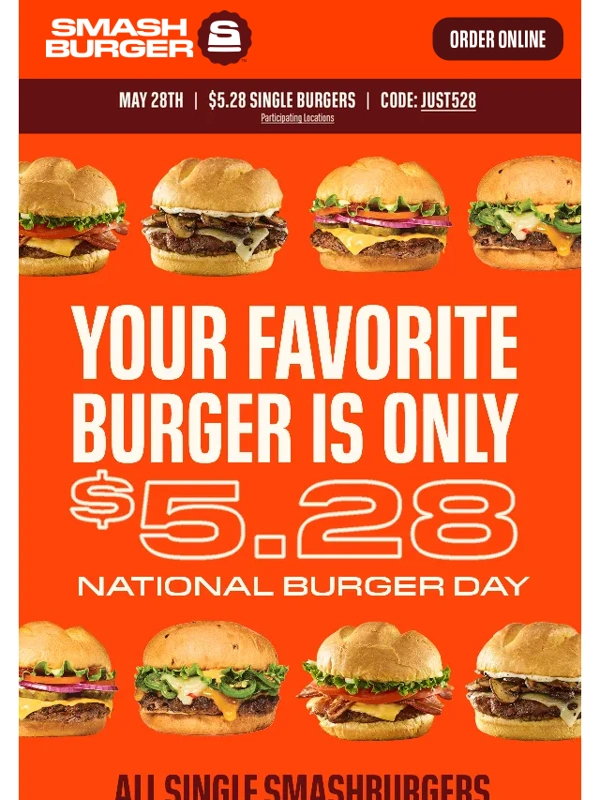 SmashBurger - $5.28 Burgers? You in?!? ?