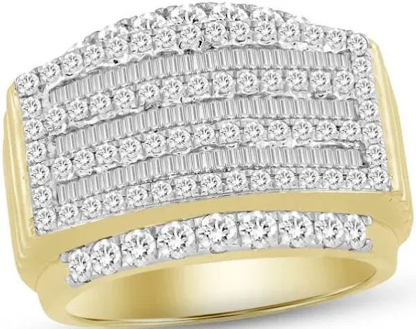 10K Yellow Gold 2 Ct tw Diamond Ring