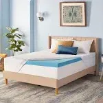 Serta Cool Nights Gel Memory Foam Mattress Topper