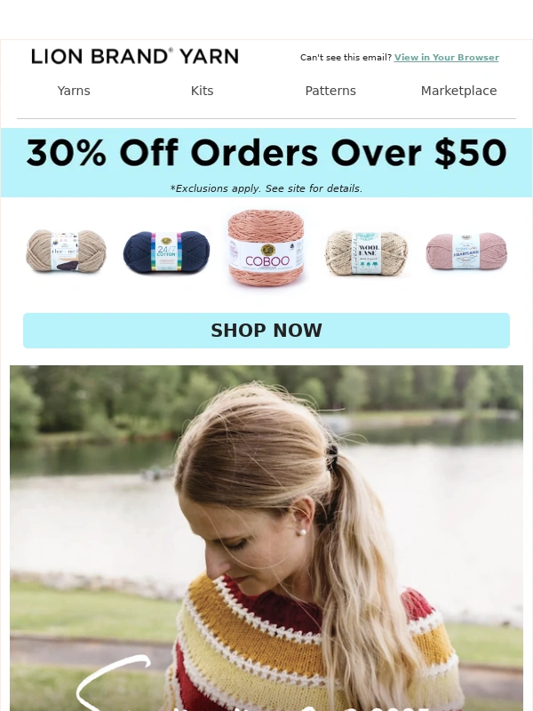 Lion Brand Yarn - Unleash Your Summer Projects! ?