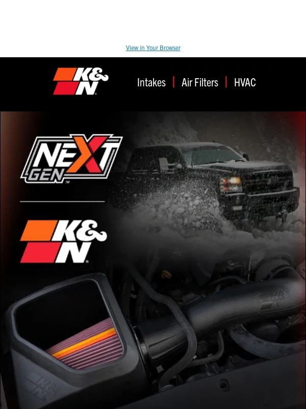 K&N Filters - ?? New K&N® NEXTGEN Intakes Added ?Find Yours and Upgrade Your Ride Today! ?