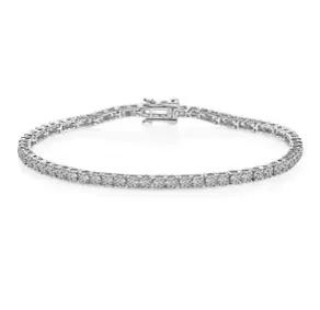 Luxuriant Lab Grown Diamond Tennis Bracelet in 14K White Gold