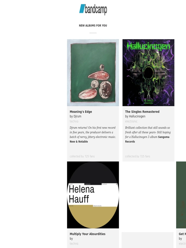 Bandcamp - Meaning's Edge from Djrum and other techno recommendations for you