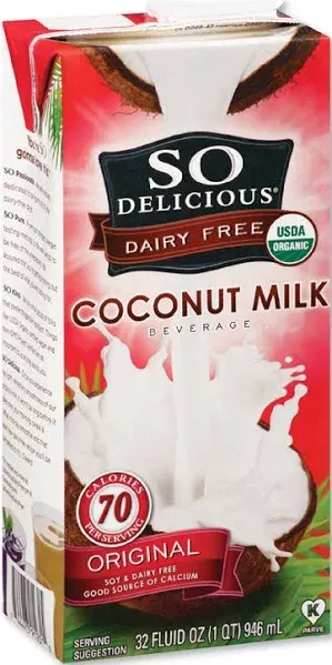 So Delicious Coconut Milk Original 32 Oz Aseptic Box