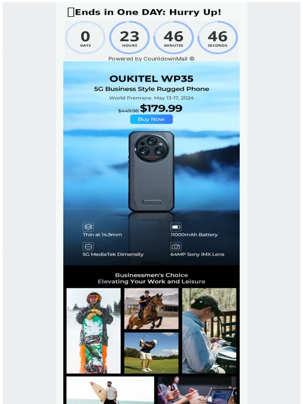 AliExpress - Closing Soon! WP35 World Premiere