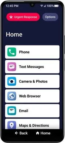 Lively - Lively - Jitterbug Smart4 Smartphone for Seniors - Black - T608GJBS4-8IN - 889063523967
