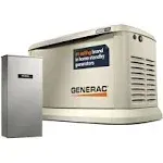 Generac Home Standby Generator w/WiFi Connectivity 26000 -Watt Dual Fuel (Liquid Propane/Natural Gas) 200-Amp Home Standby Generator Automatic Transfer Switch Included