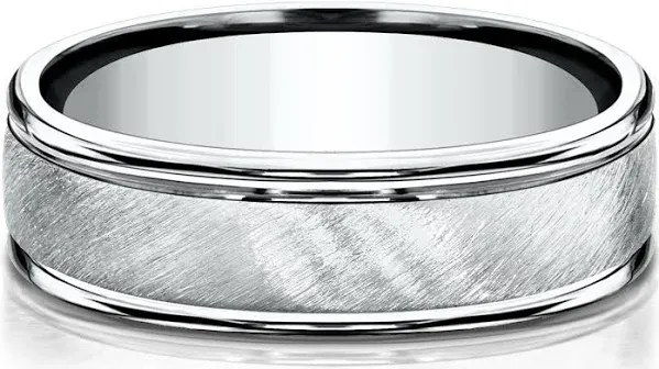 Helzberg Diamonds Mens Satin Wedding Band Ring 14K Gold