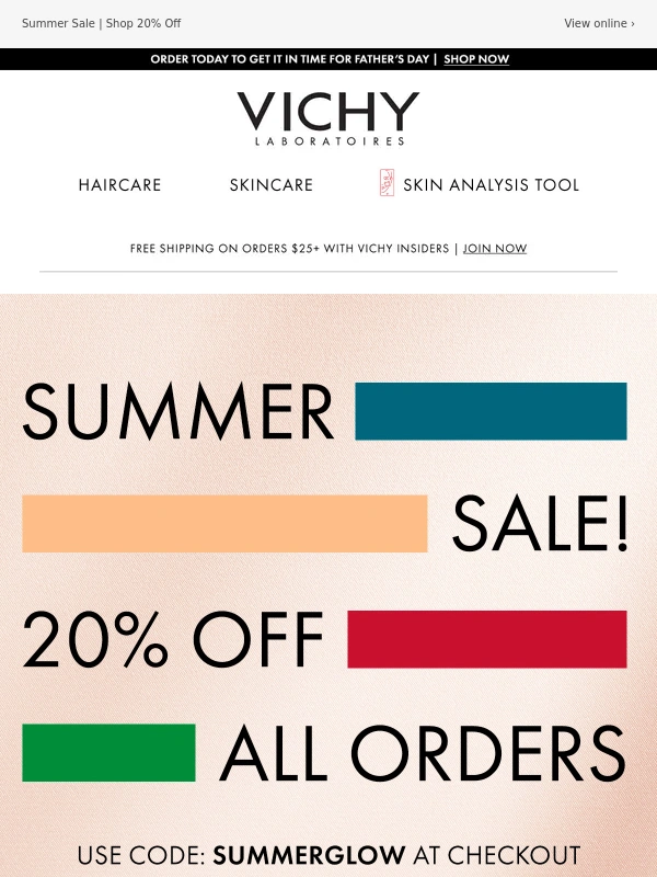 Vichy - SUMMER SALE IS HAPPENING NOW ☀️