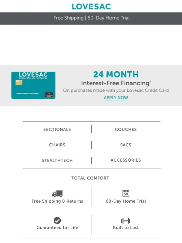 LoveSac - Explore Your Options: Order 5 Free Fabric Swatches
