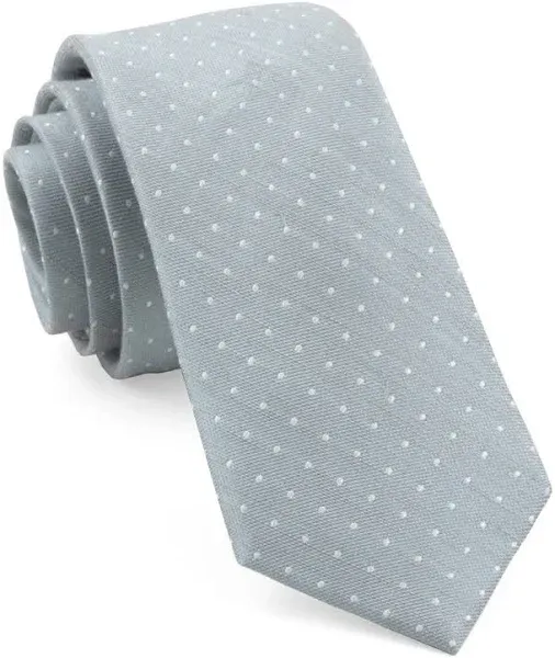 Men's Skinny Linen Tie