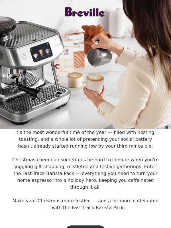 Breville - Christmas Just Got More Caffeinated