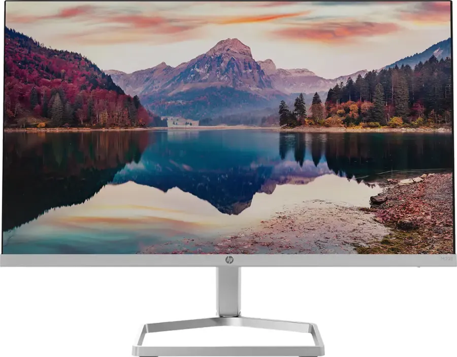 HP - 21.5" IPS LED Full HD FreeSync Monitor, HDMI, VGA, Silver & Black