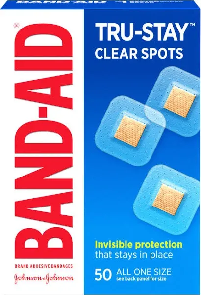 Band-Aid Adhesive Bandages Clear Spots