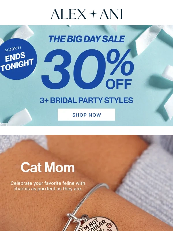 Alex and Ani - Last Call! 30% Off 3+ Bridal Party Styles