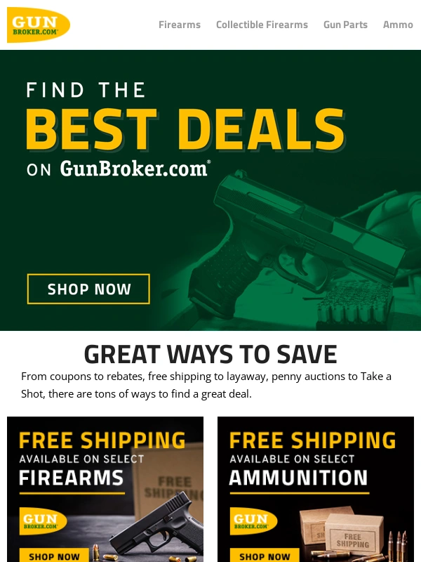 GunBroker - Looking for that great deal? Searching for the perfect firearm?