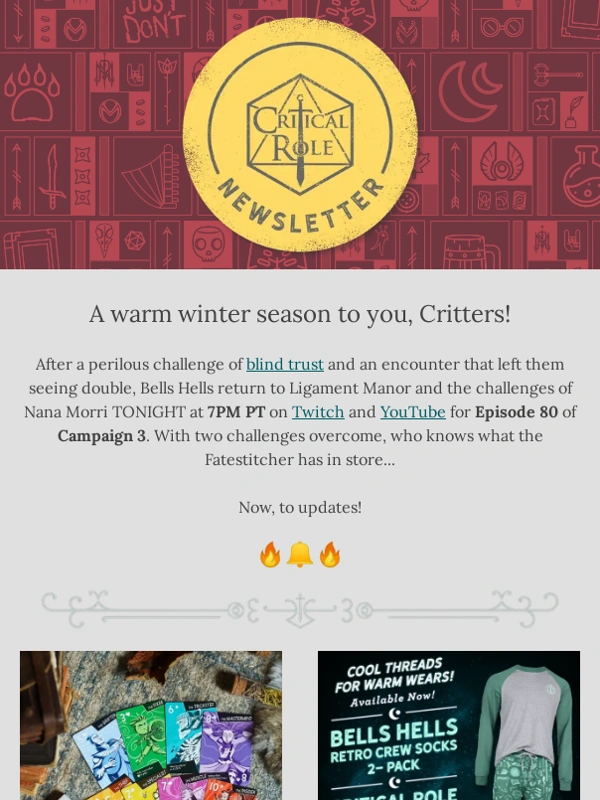 Critical Role - A Wondrous And Warm Winter's Crest Season ❄️✨